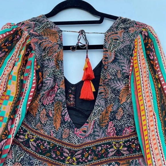 NWT Verb by Pallavi Singhee floral printed midi dress Sz Small - Picture 7 of 13